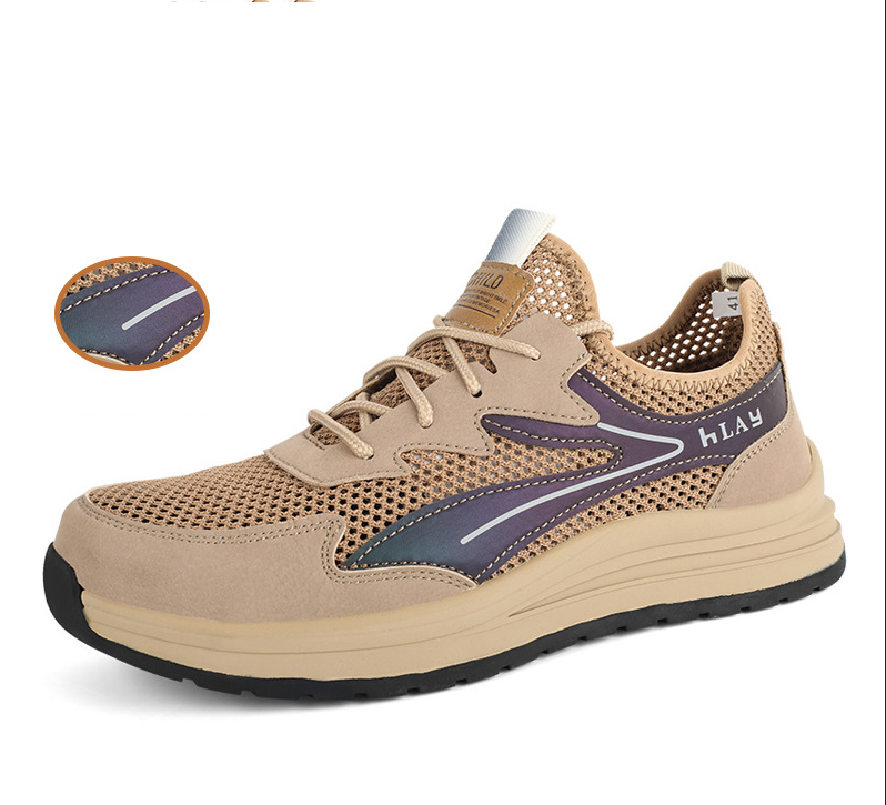 Men's labor protection shoes, anti smashing and anti puncture plastic toe caps, electrical insulation 10kV shoes, breathable and